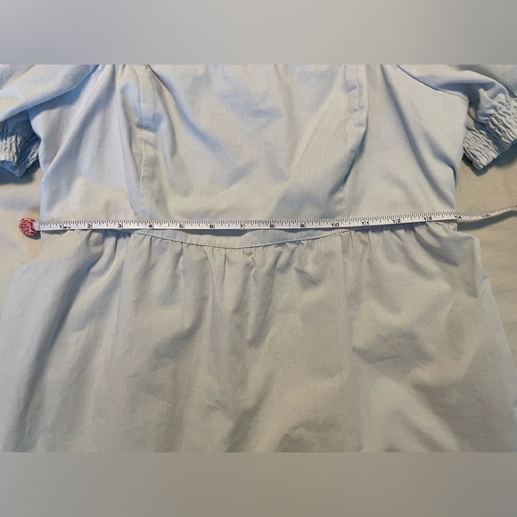 Abercrombie & Fitch puff sleeve square neck top - Picture 4 of 7